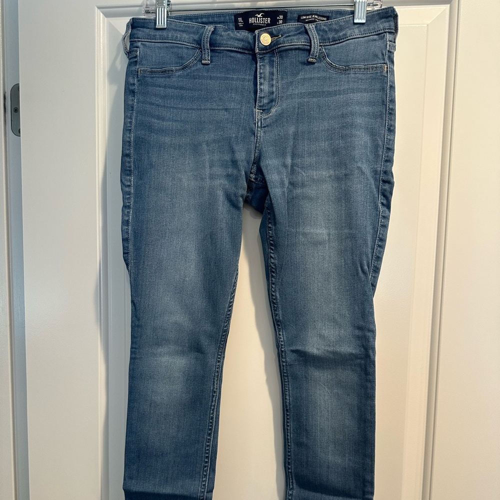 Hollister Women's Blue Skinny Jeans